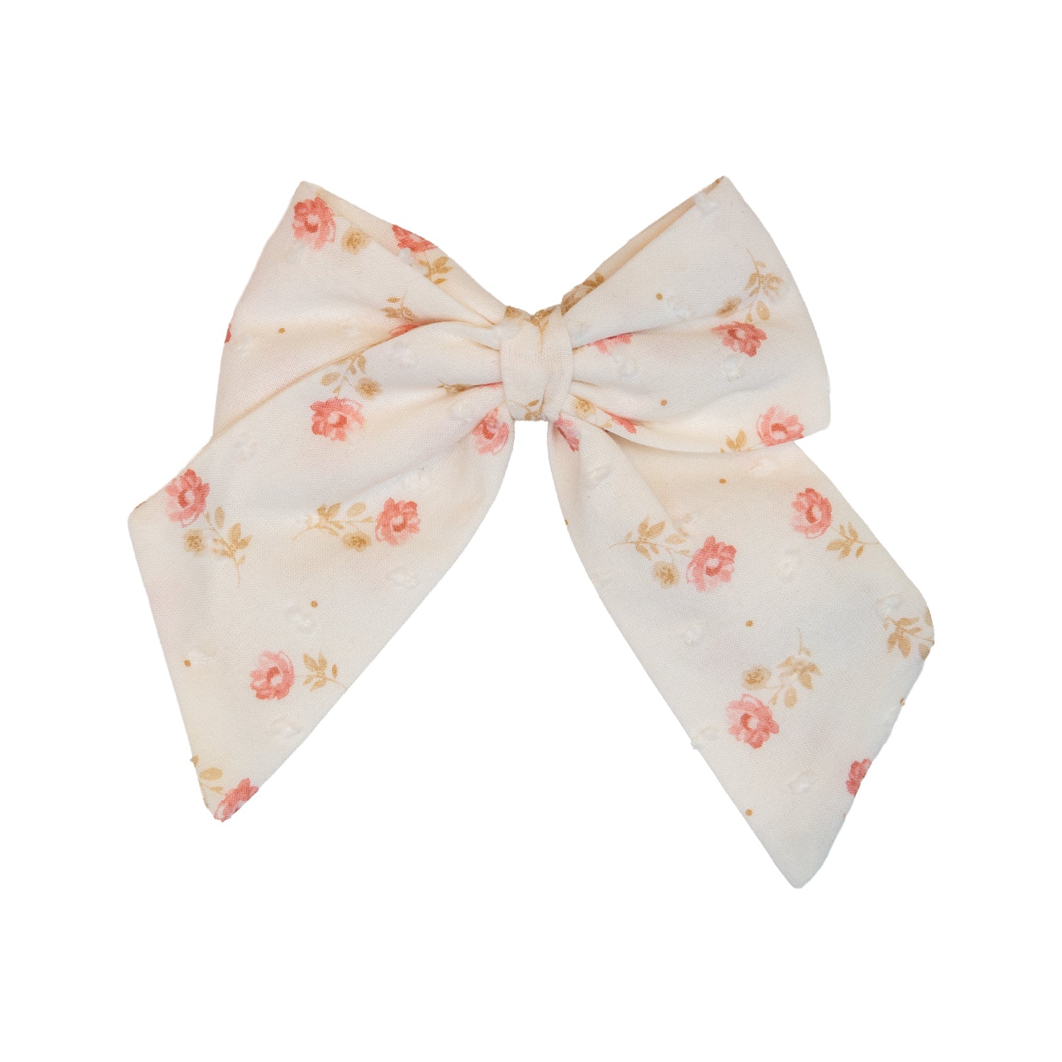 Girl Petal Dream Plumeti Long Bow Clip