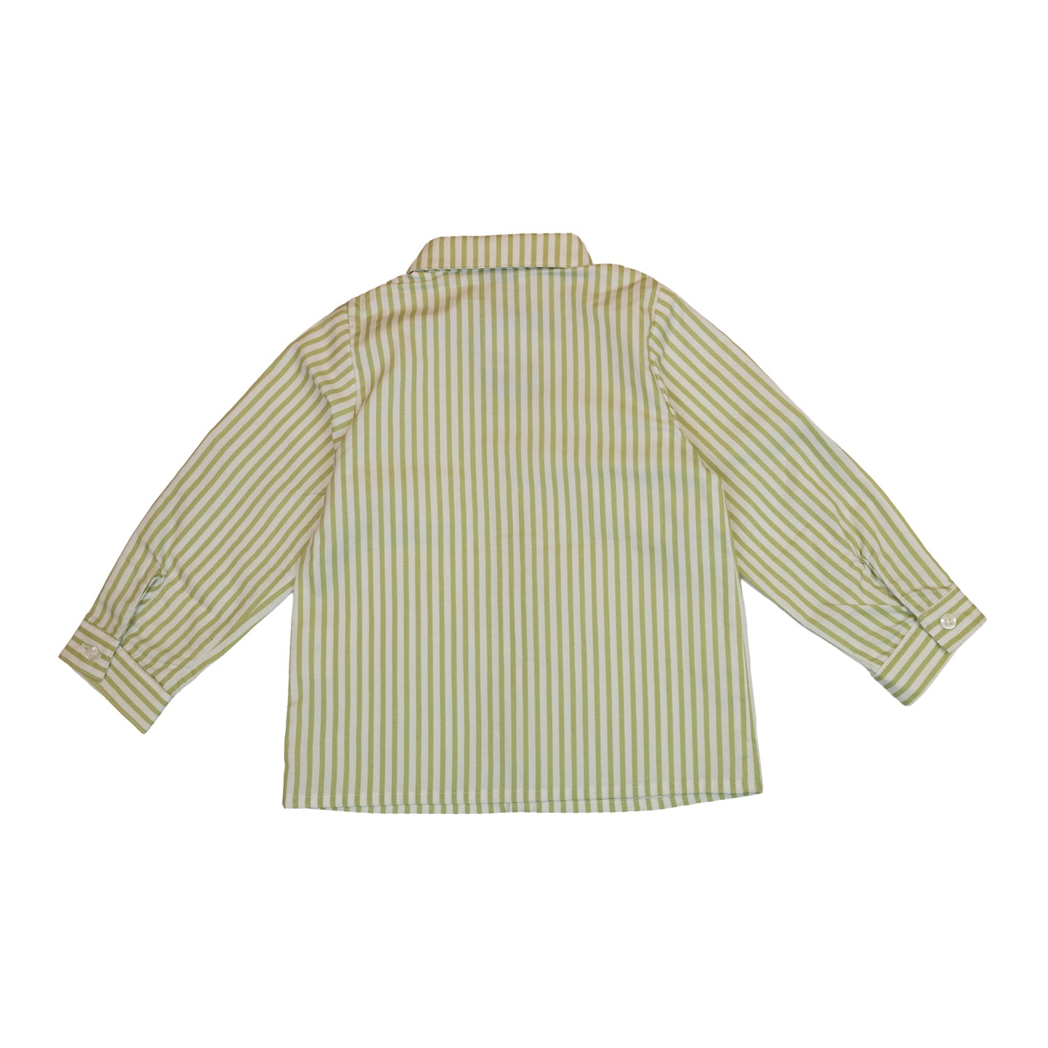 Boy Olive Bay Stripe Shirt