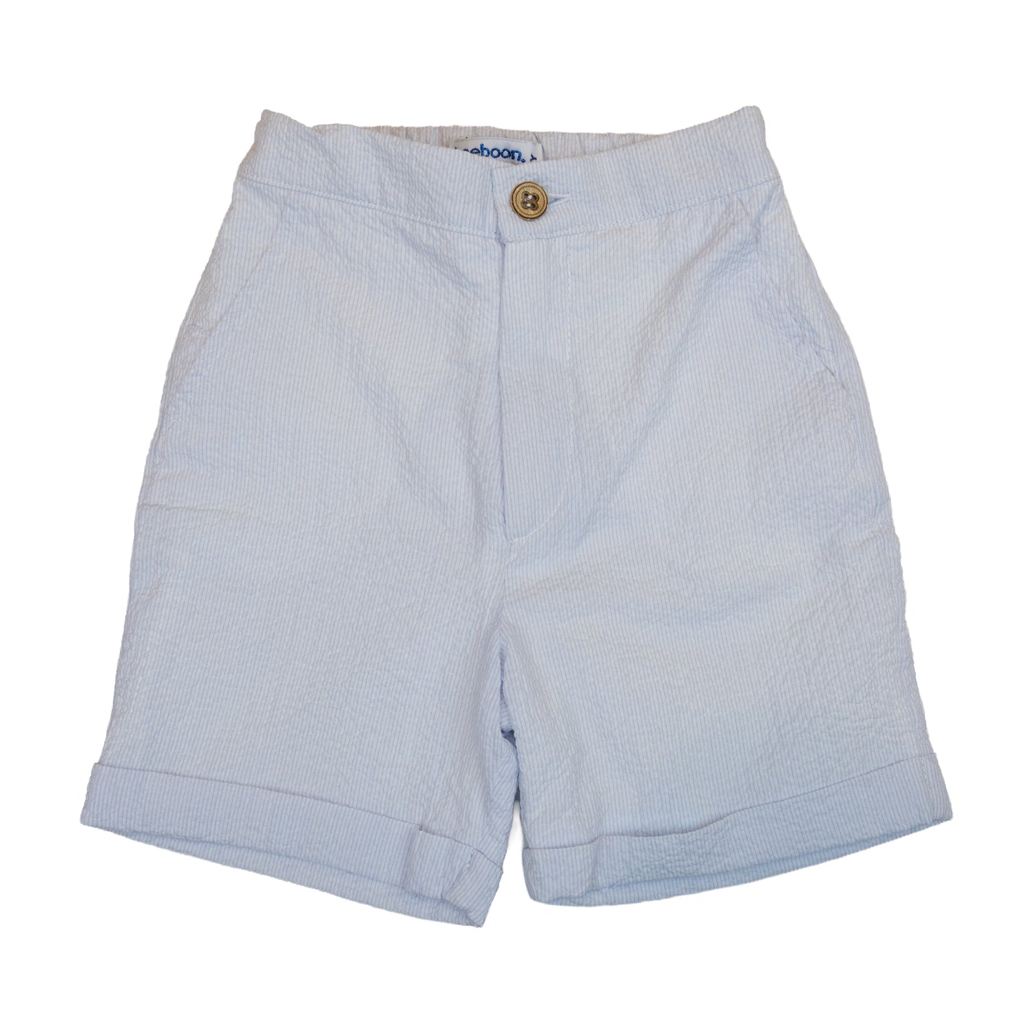 Boy Little Sailor Seersucker Shorts
