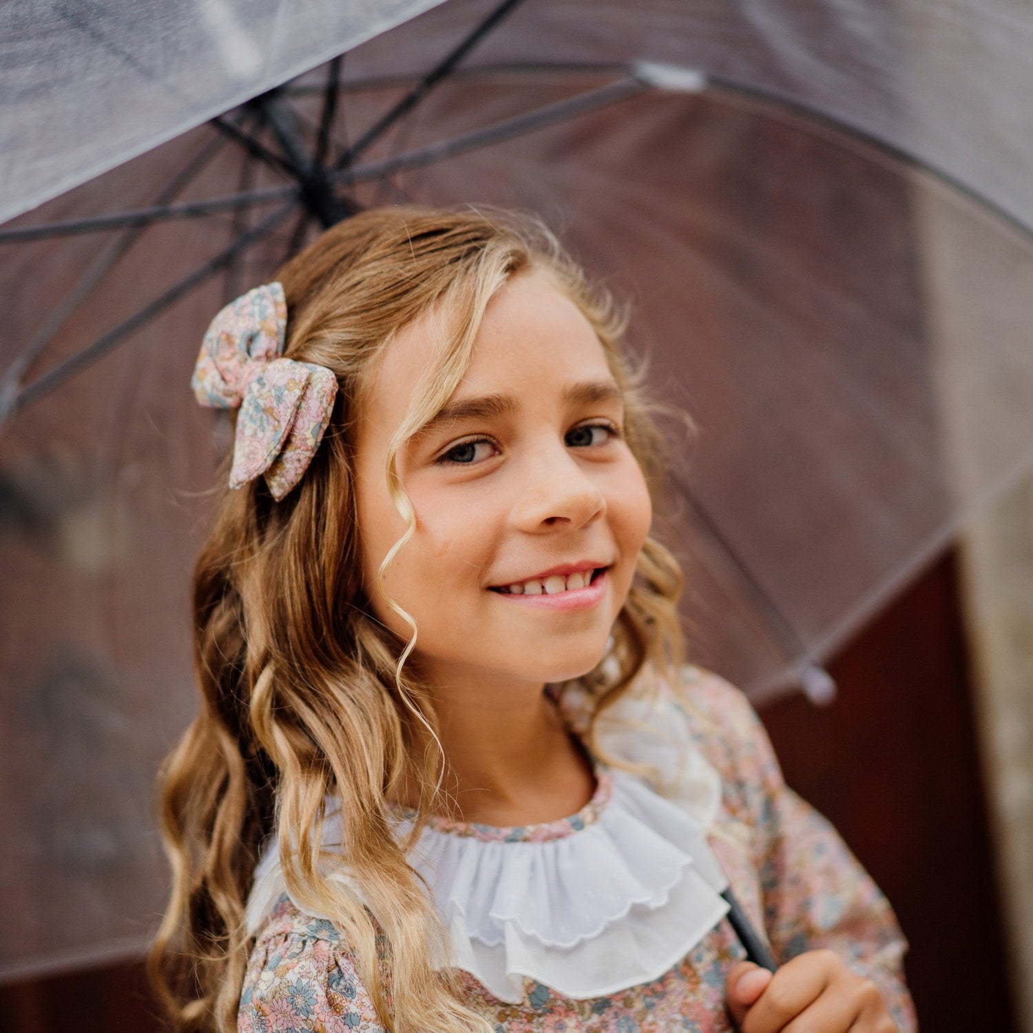 Girl Nell Annie & May Liberty Cord Bow Clip
