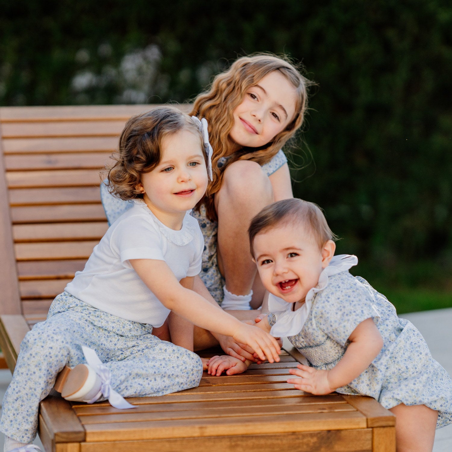Baby Soft Blue Meadow Trousers