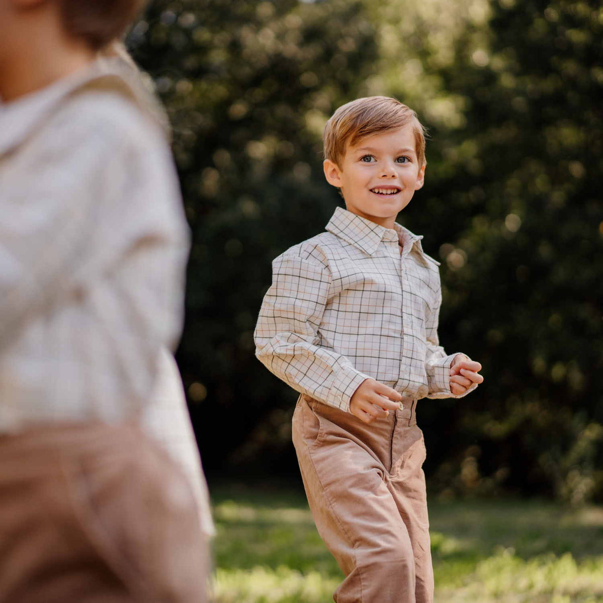 Boy Alpine Camel Cord Trousers