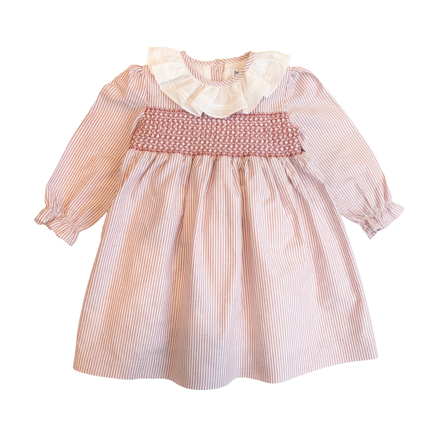 Girl Burgundy Mist Hand Smocked Dress