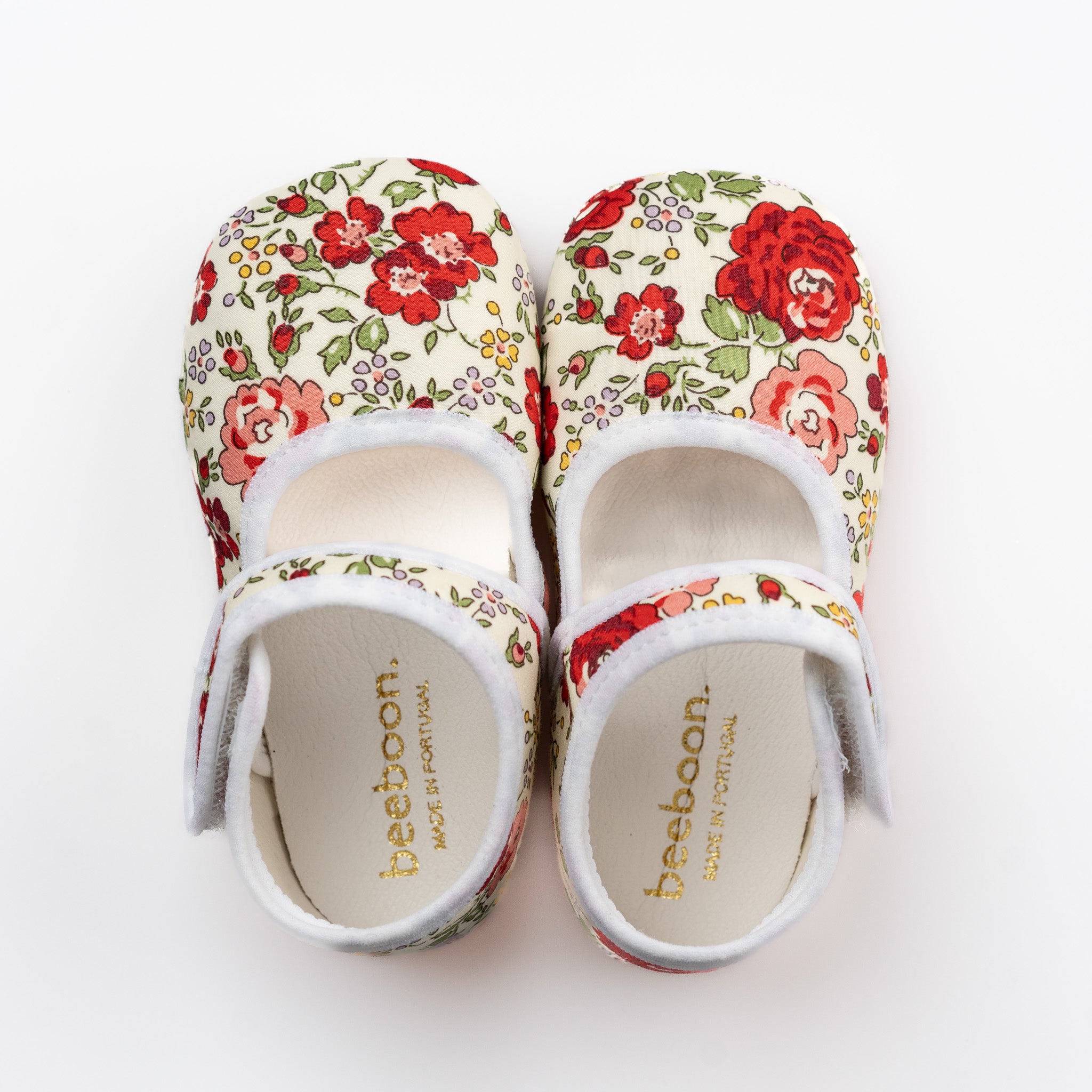 Baby Felicite Red Liberty Mary Jane Pram Shoes