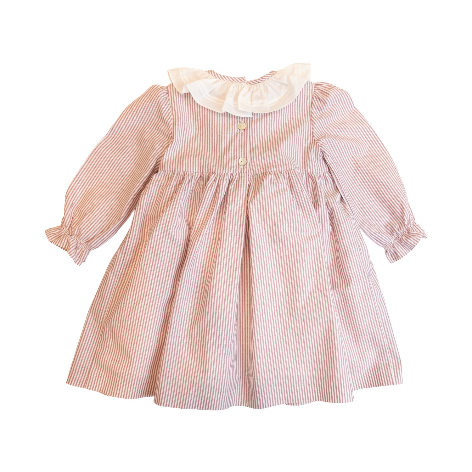 Girl Burgundy Mist Hand Smocked Dress