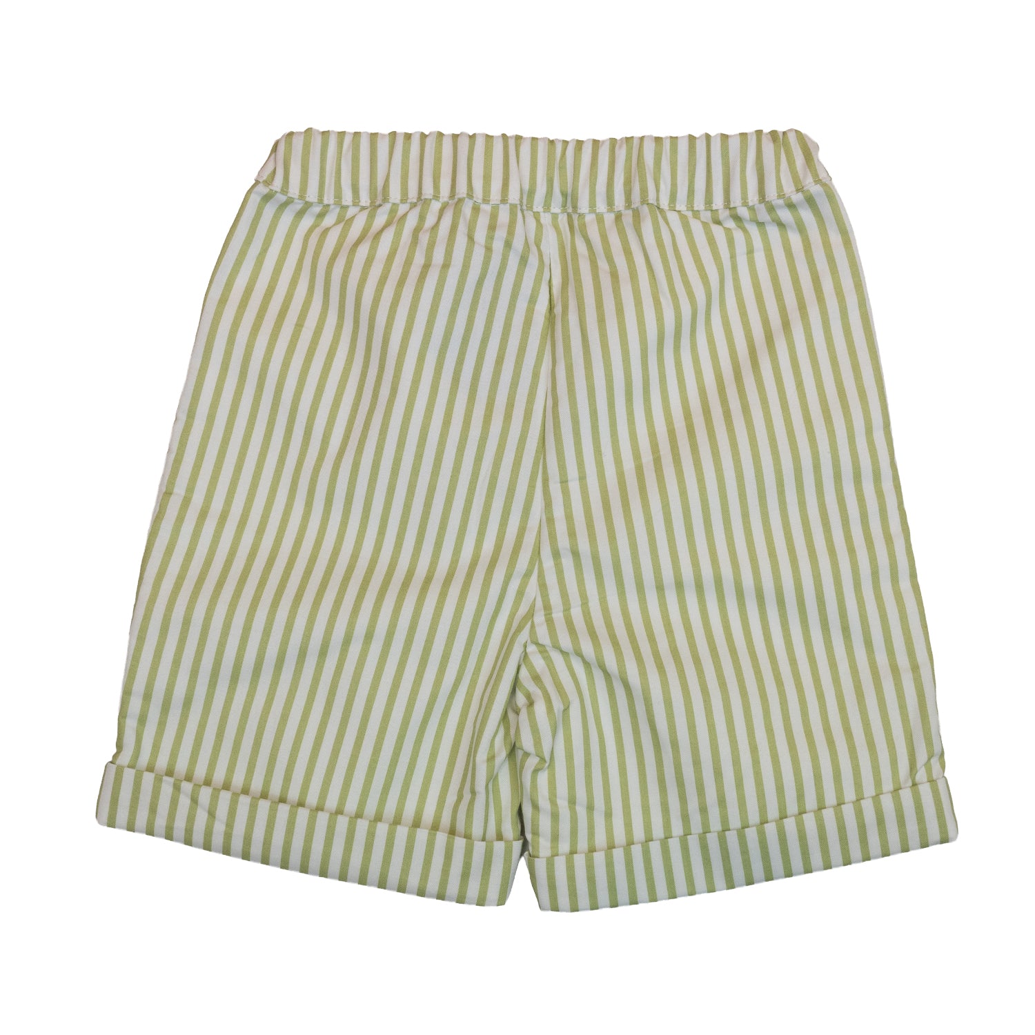 Boy Olive Bay Stripe Shorts