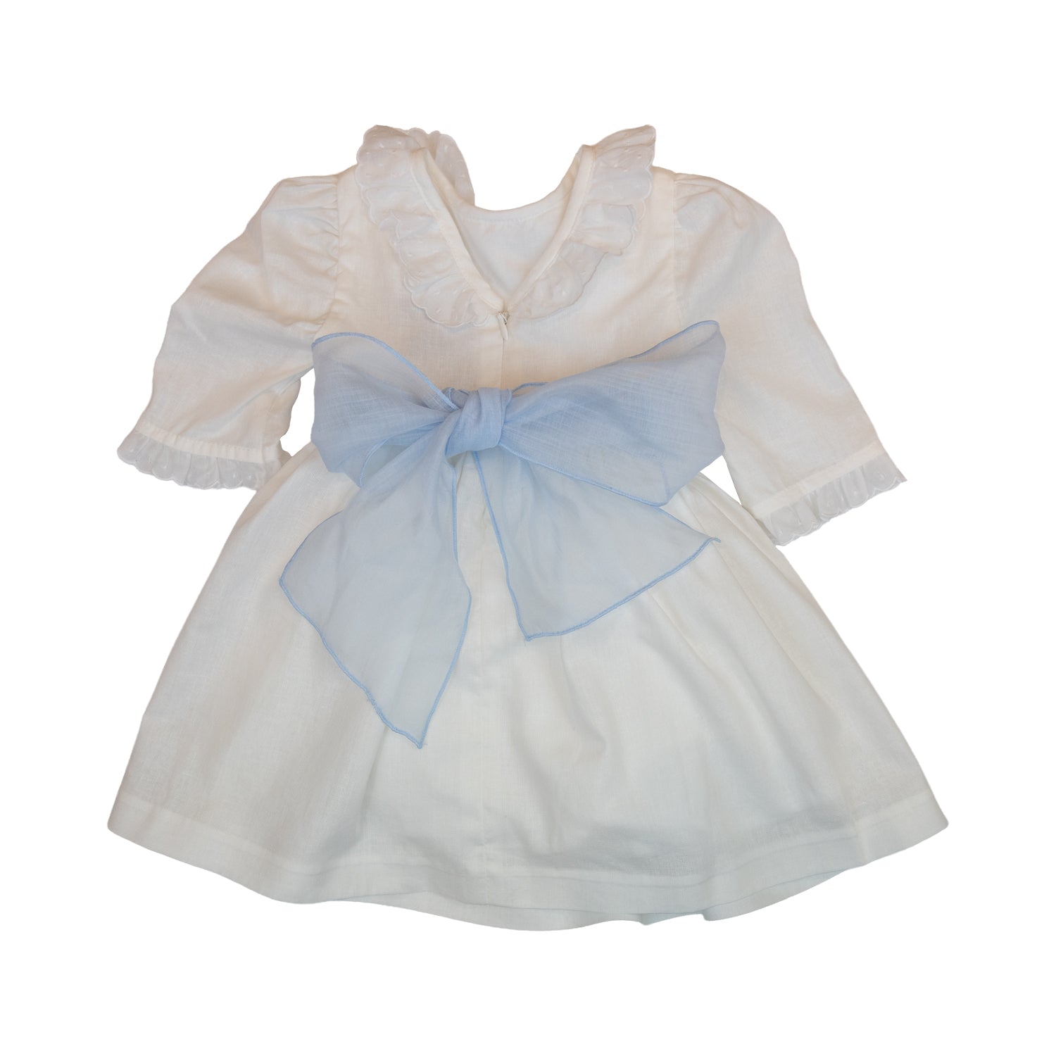 Girl Champagne Linen Dress