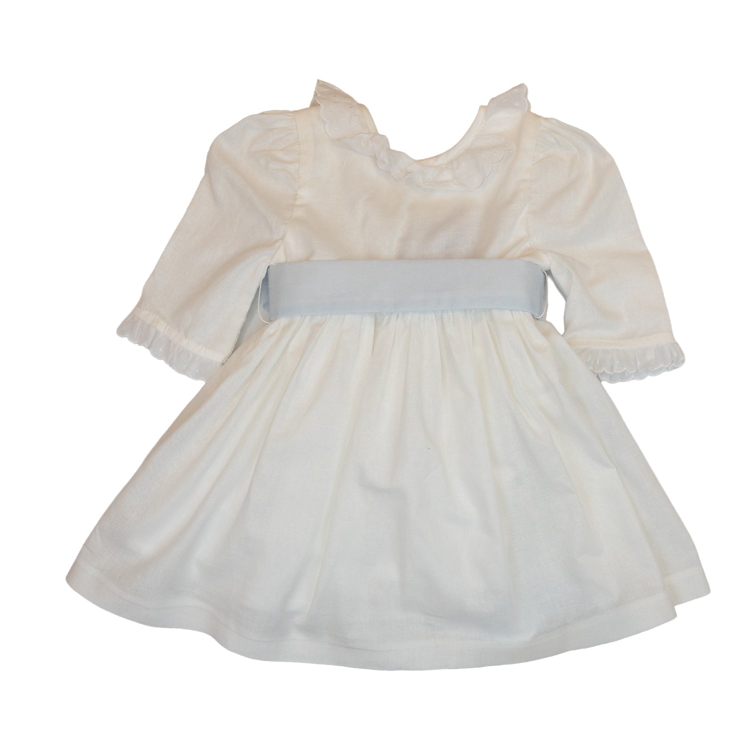 Girl Champagne Linen Dress