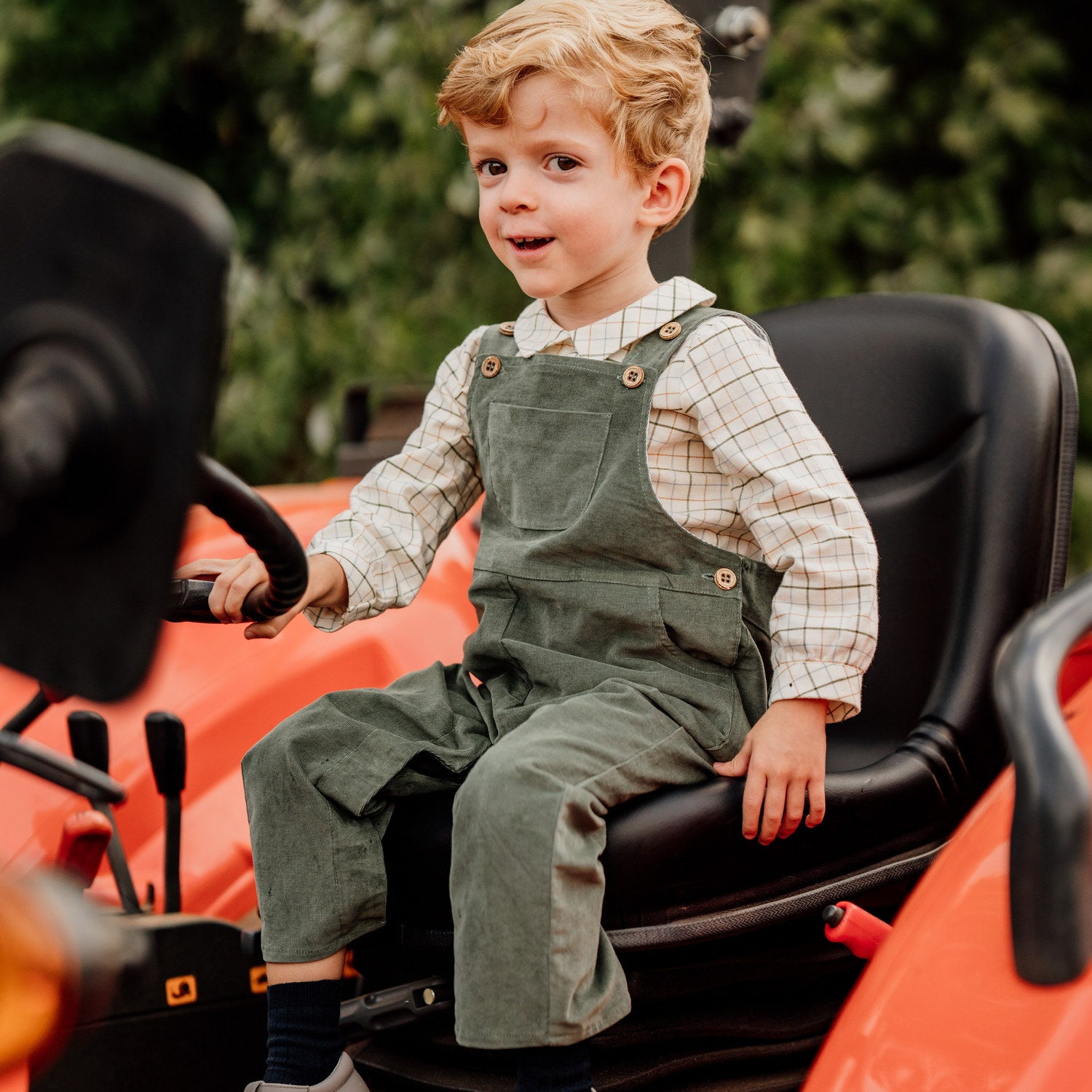 Baby Sage Fields Cord Dungarees