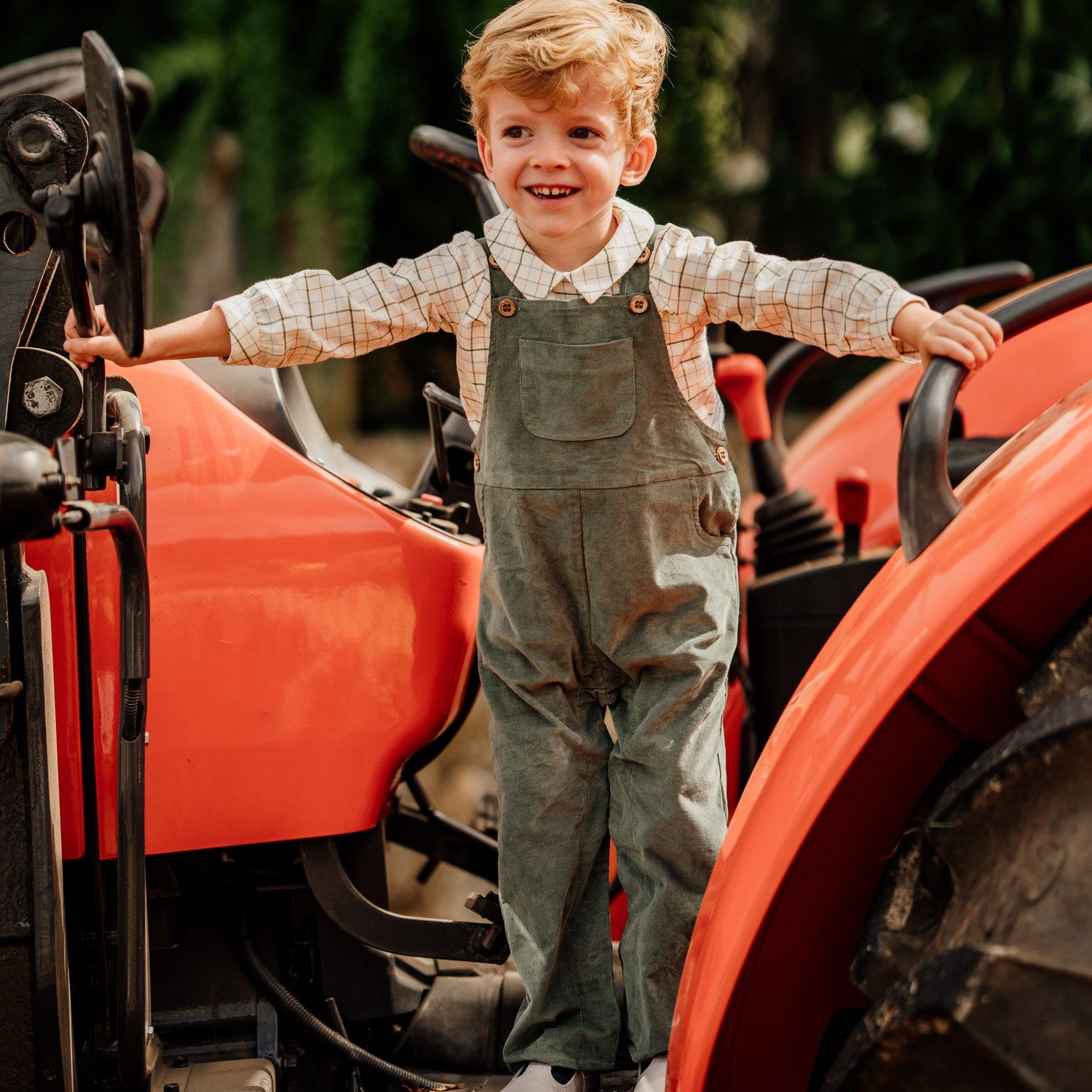 Baby Sage Fields Cord Dungarees