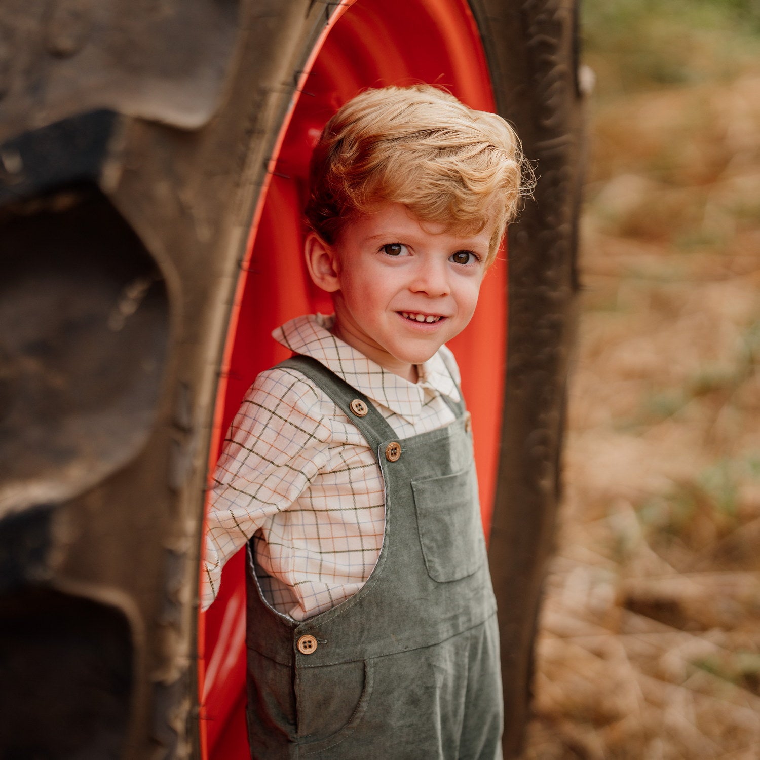 Baby Sage Fields Cord Dungarees