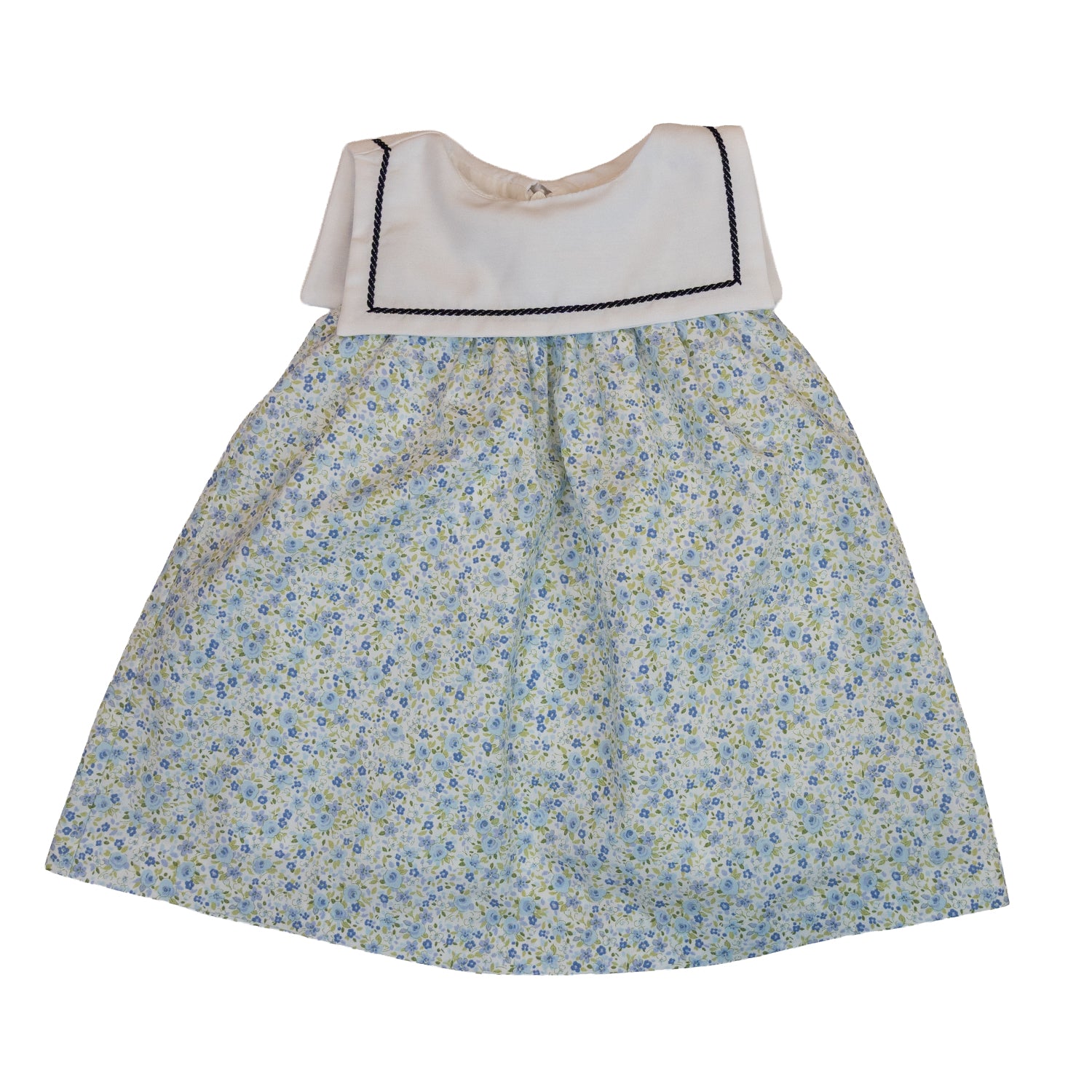 Girl Soft Blue Meadow Sailor Dress