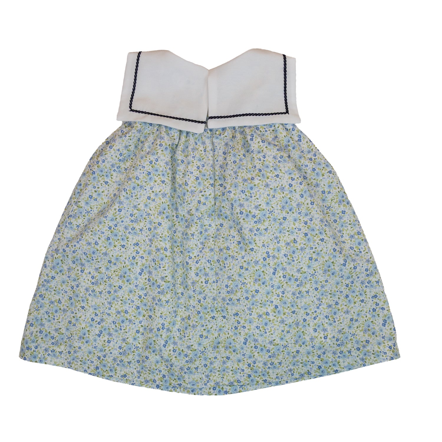 Girl Soft Blue Meadow Sailor Dress