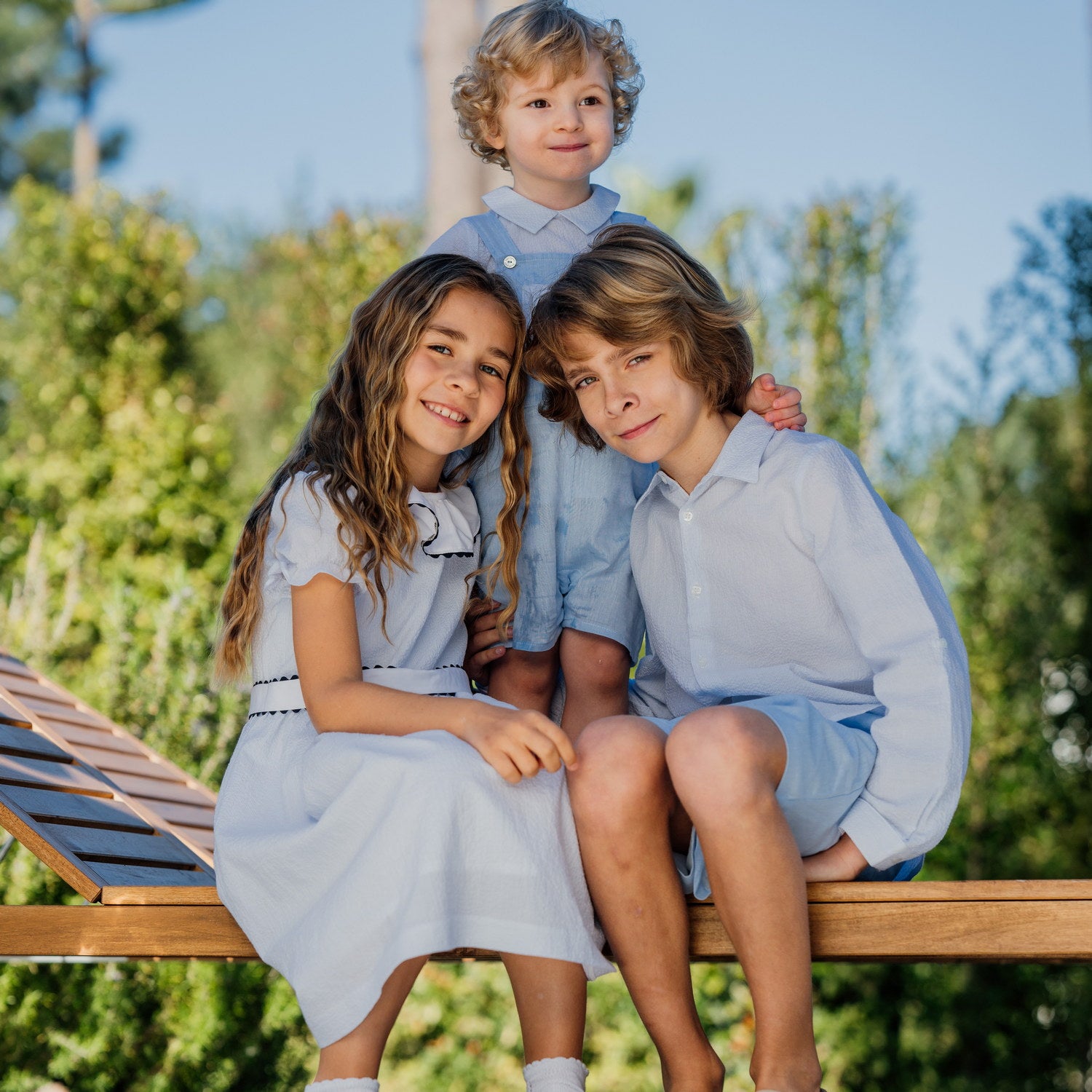 Boy Blue Dream Linen Shorts