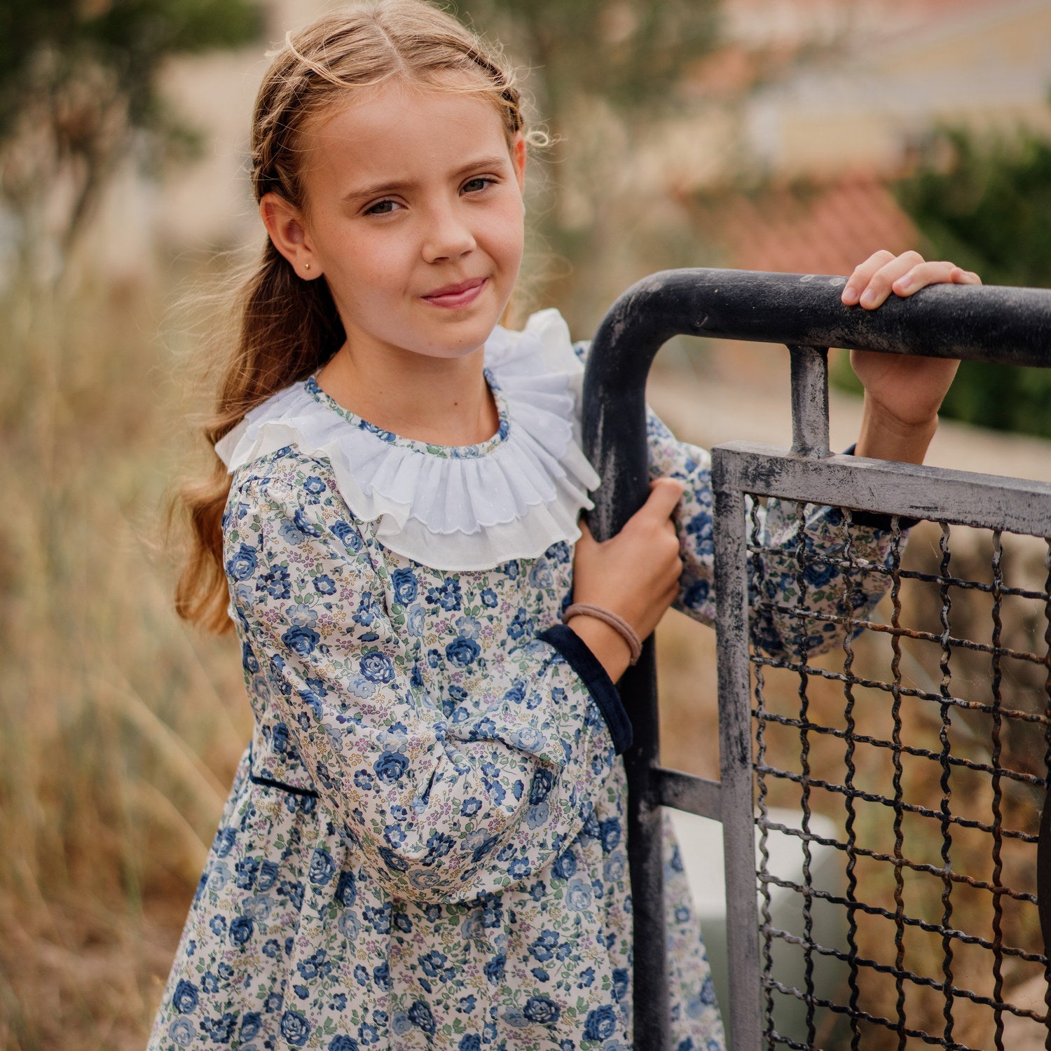 Girl Felicite Blue Liberty Dress