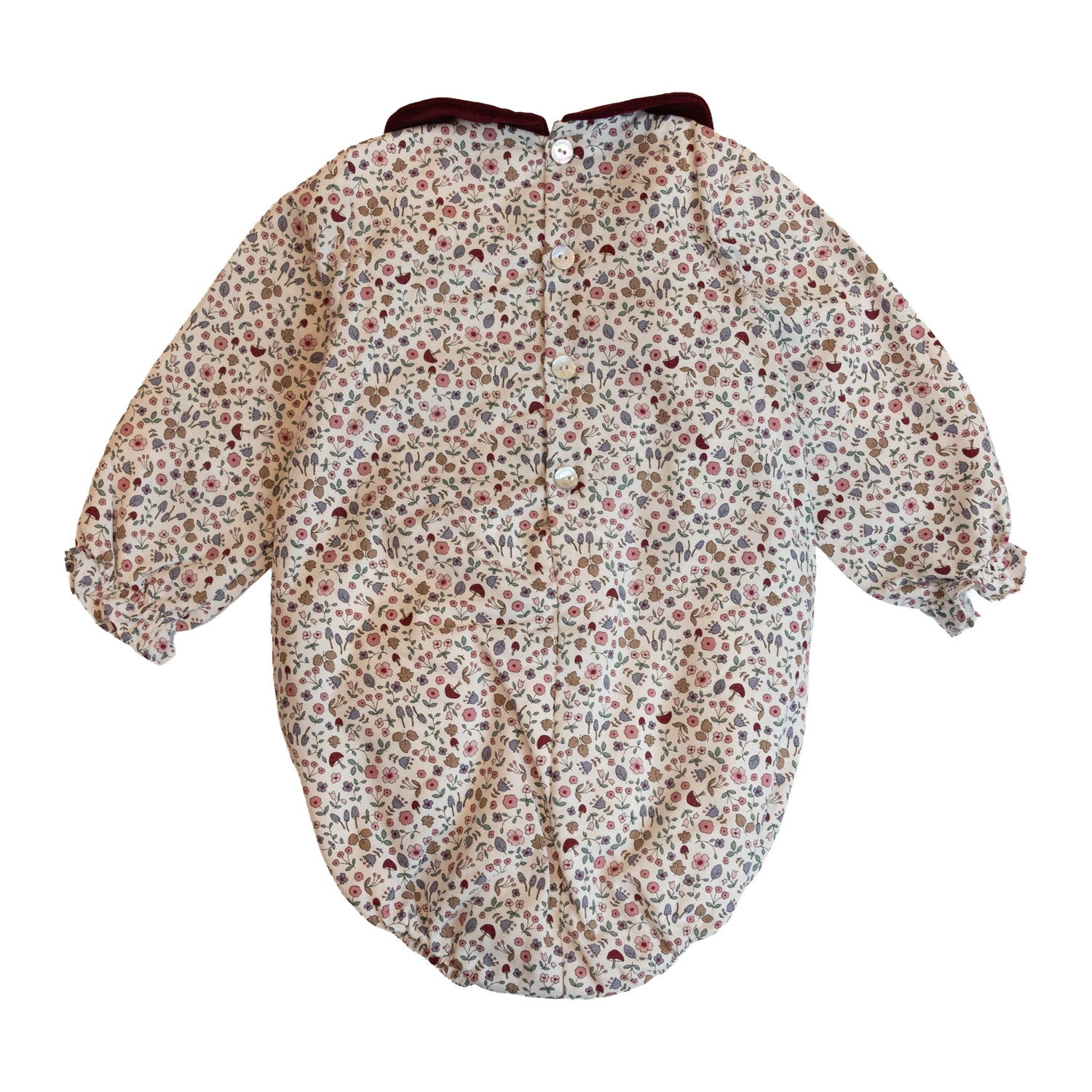 Baby Autumn Garden Hand Smocked Romper