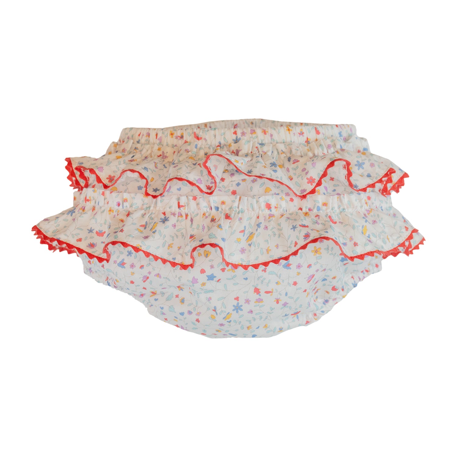 Baby Girl Strawberry Floral Frilly Bloomers