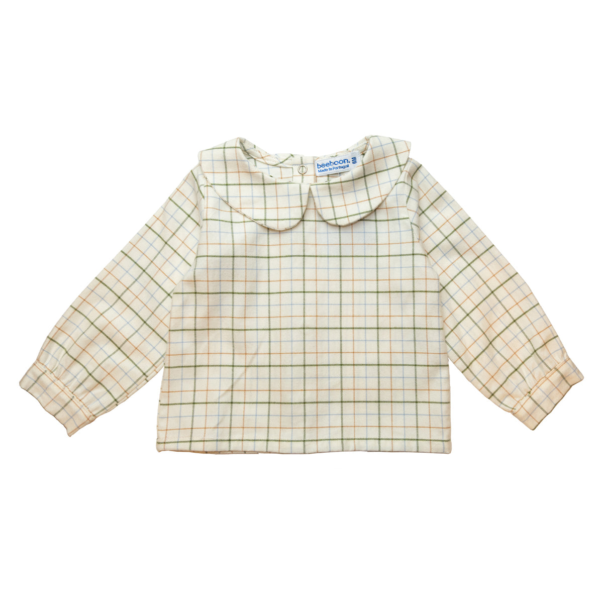 Baby Beige Check Shirt