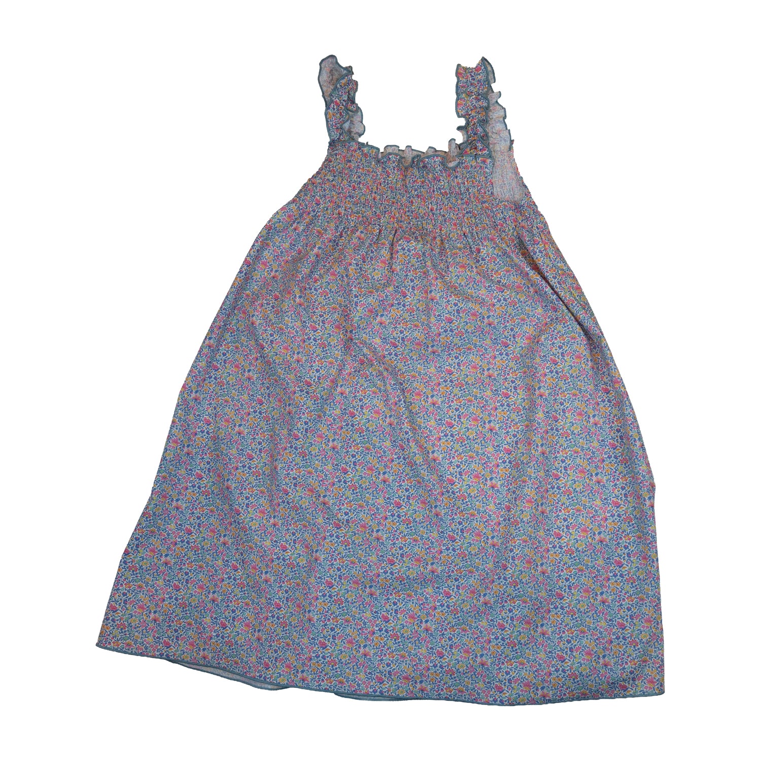 Girl Clarissa Liberty Smocked Strap Sundress