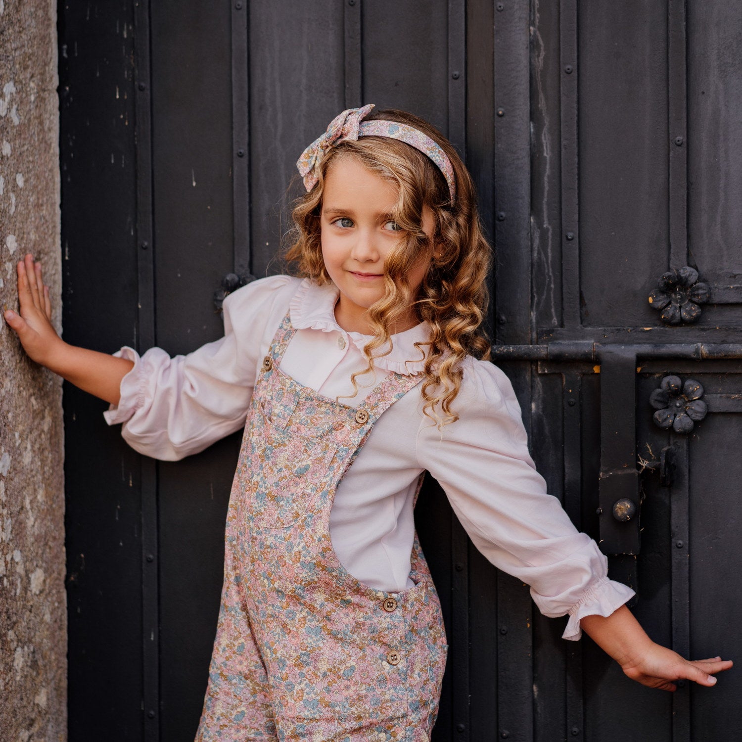 Girl Nell Annie & May Liberty Cord Dungarees
