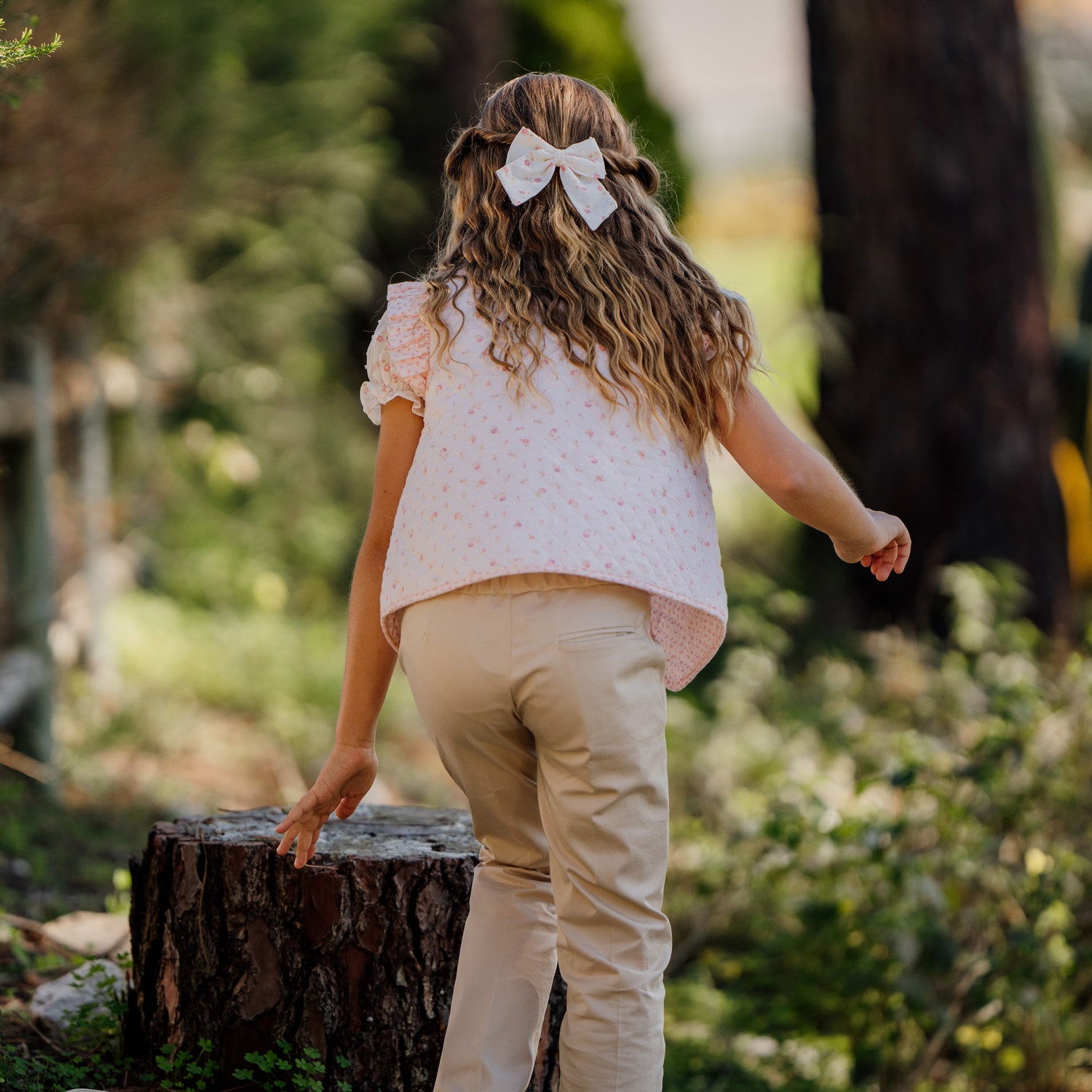 Girl Khaki Classic Trousers