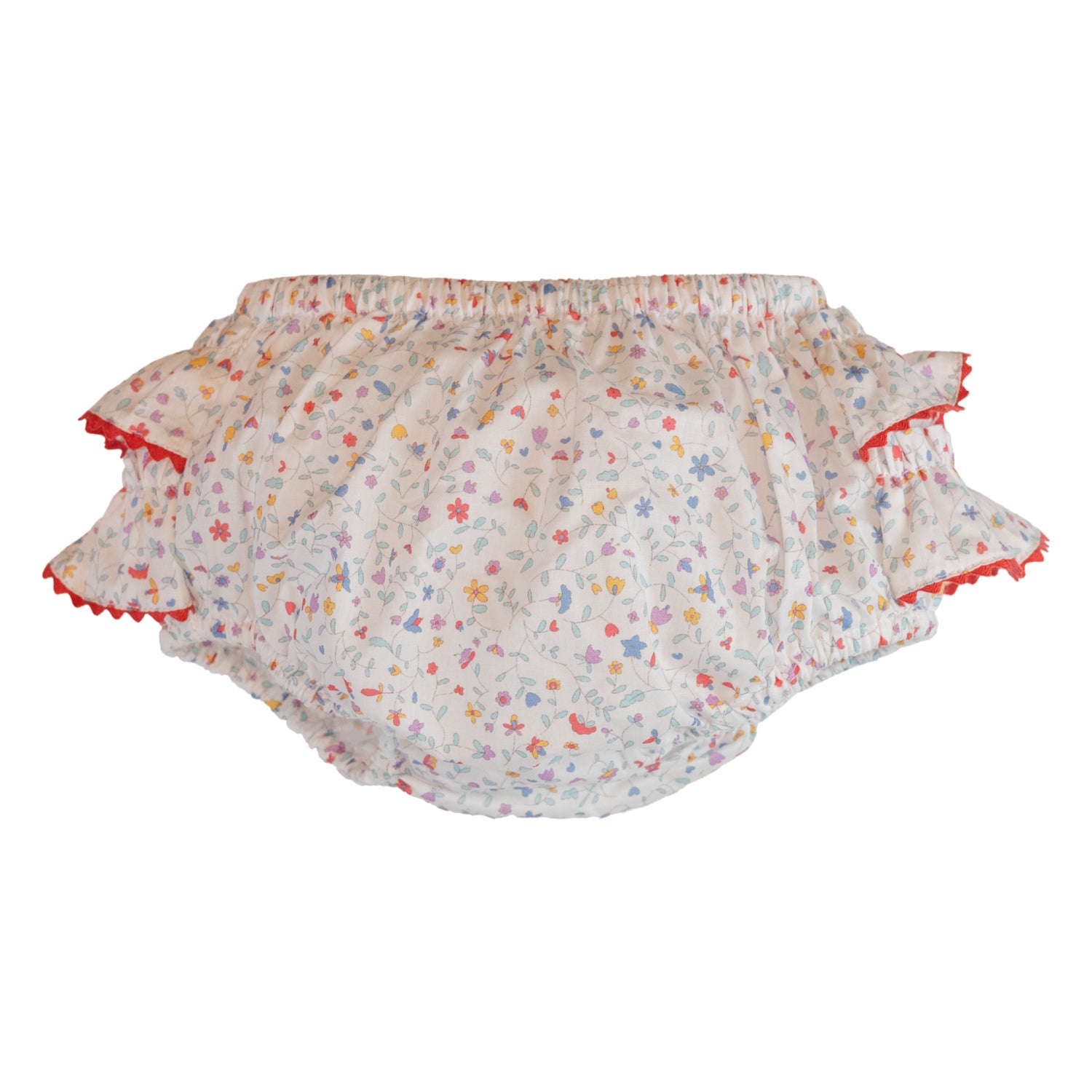 Baby Girl Strawberry Floral Frilly Bloomers