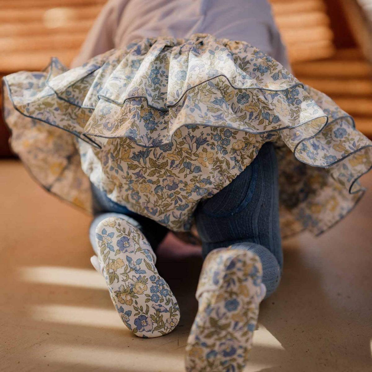 Baby Mamie Liberty Ruffled Bloomers