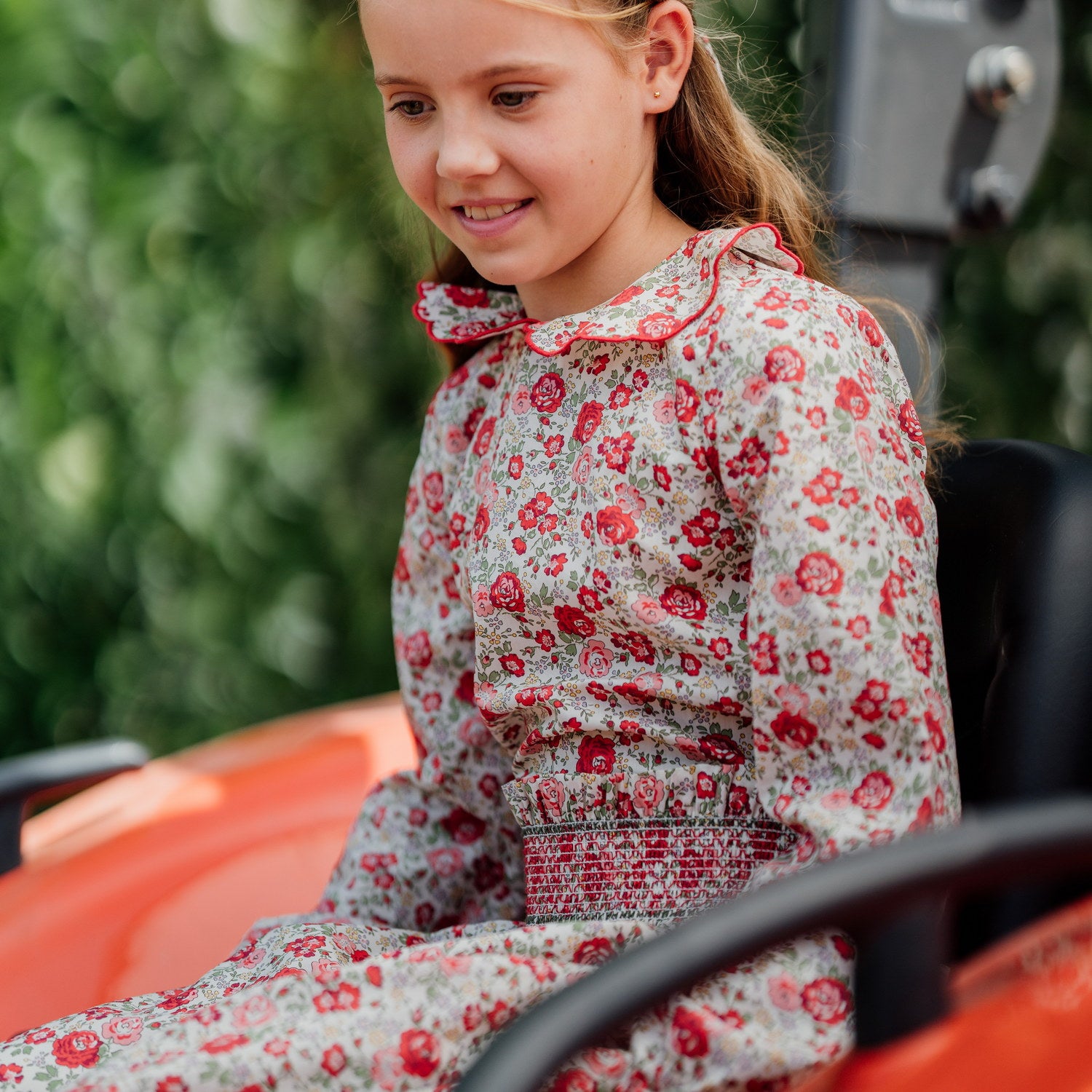 Girl Felicite Red Liberty Blouse