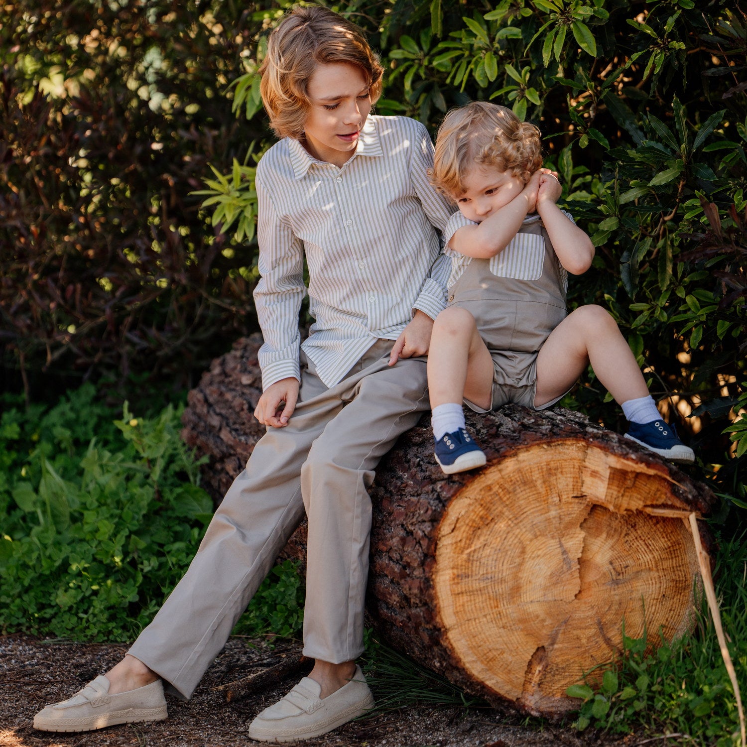 Boy Khaki Chino Trousers