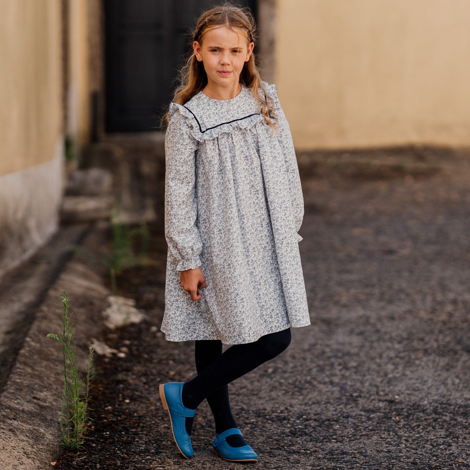 Girl Pale Blossom Sky Dress