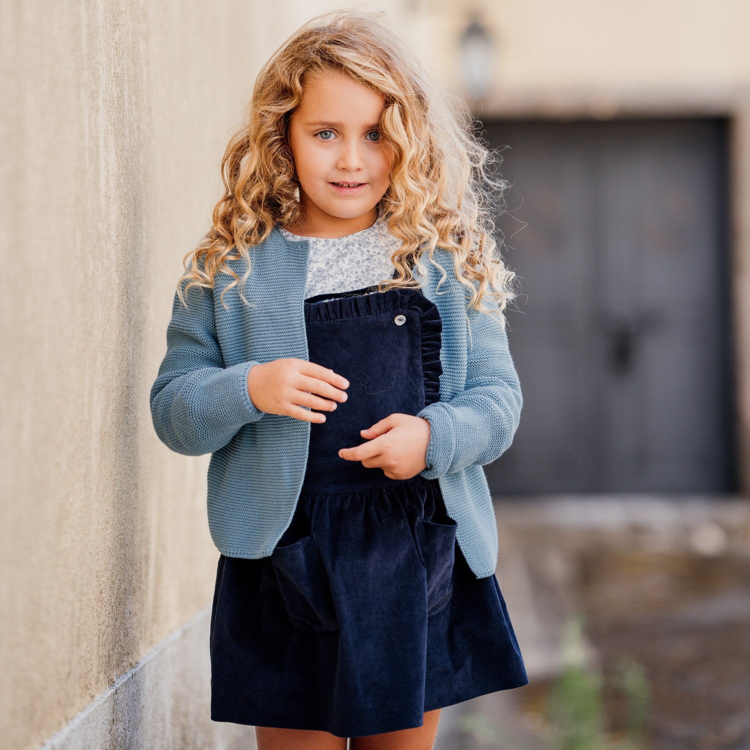 Classic Blue Cardigan