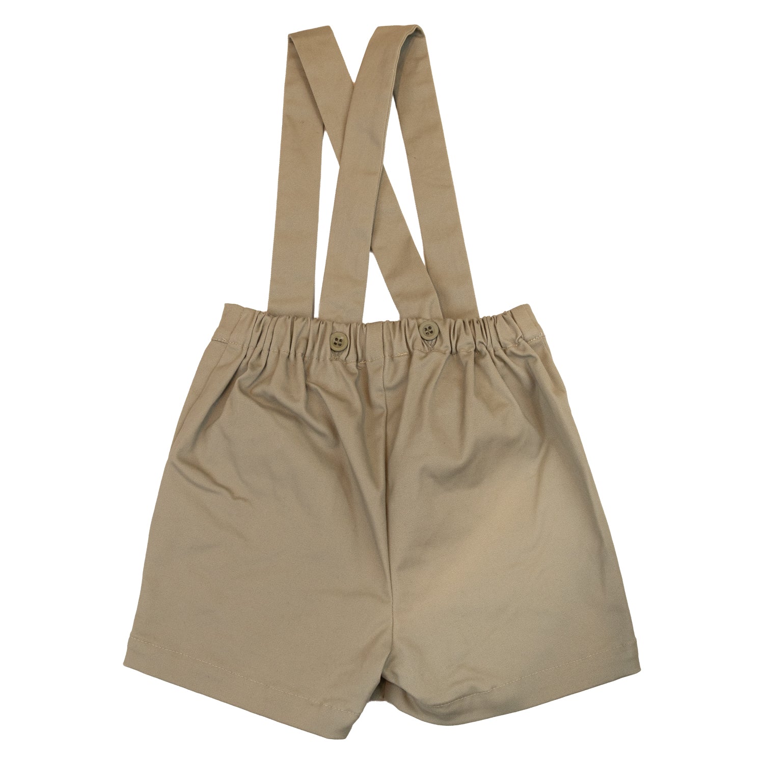 Baby Khaki Shorts with Braces