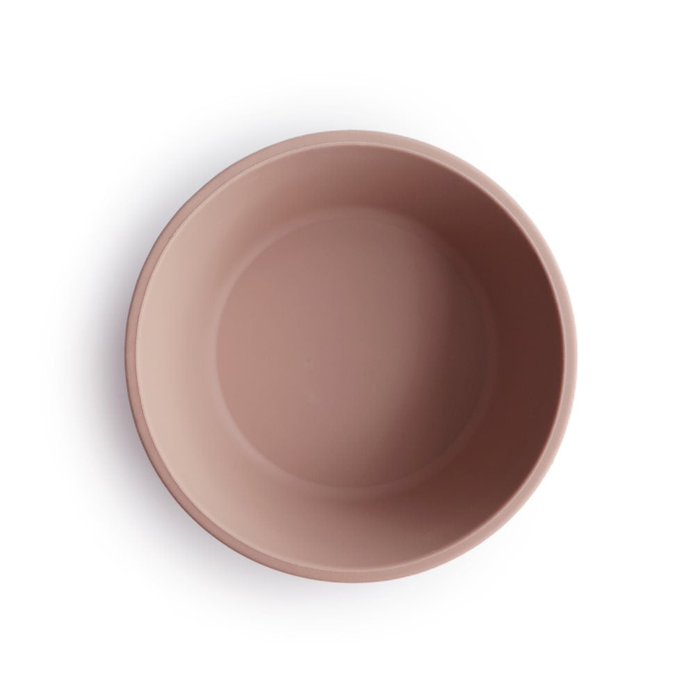 Mushie Silicone Suction Bowl Blush