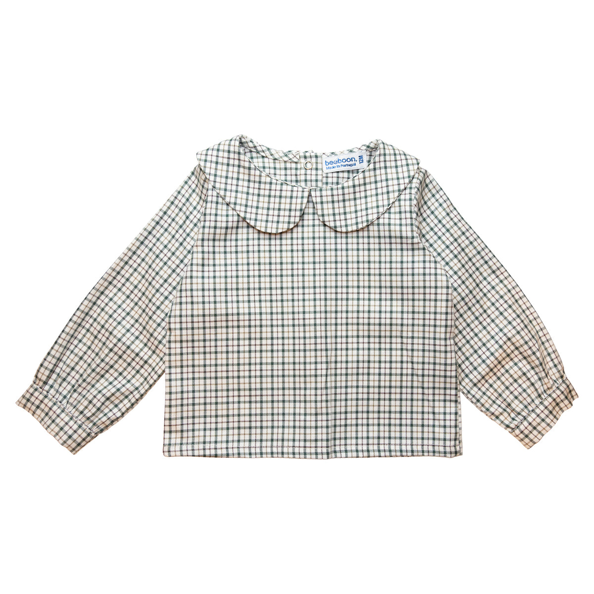Baby Green Check Shirt
