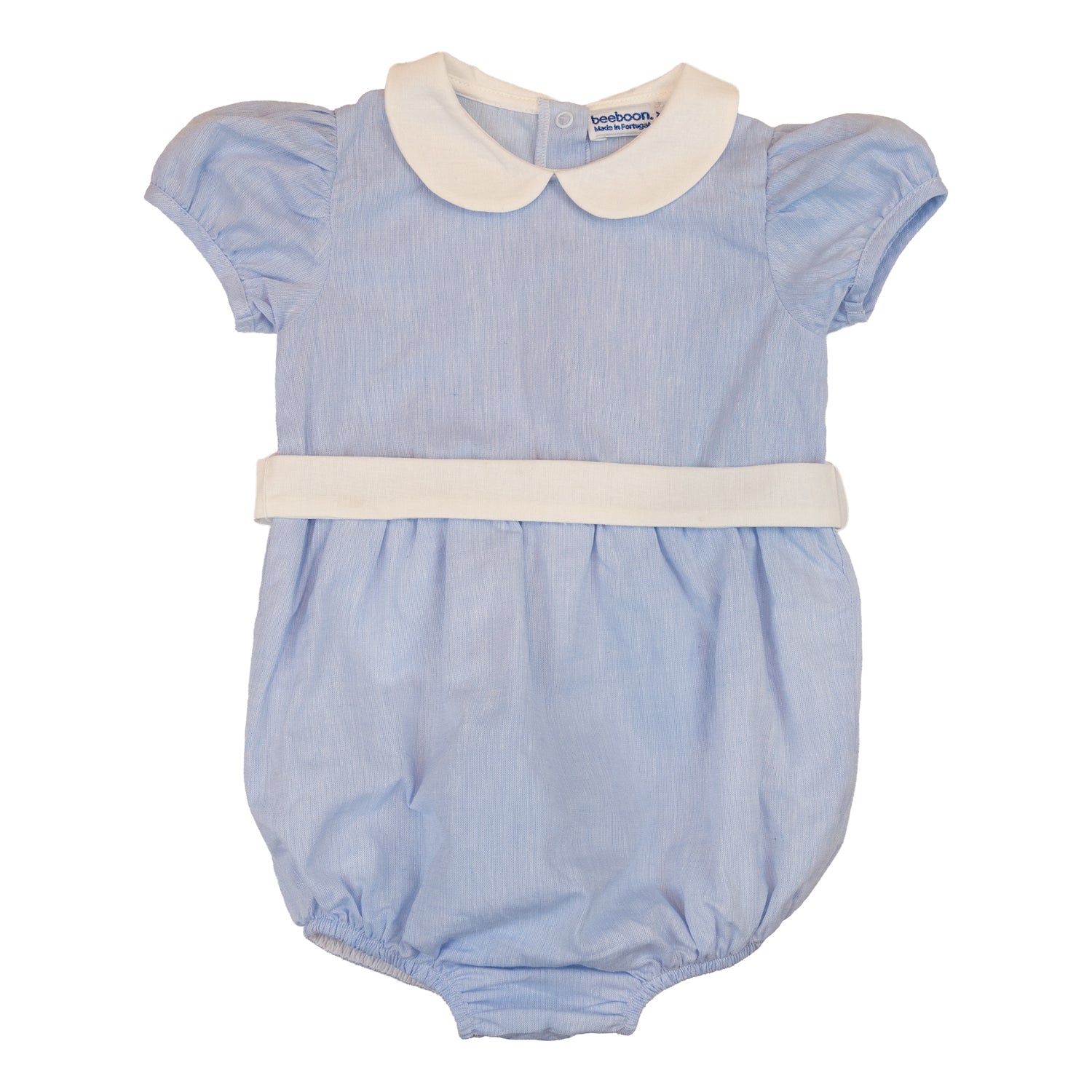Baby Blue Dream Linen Romper