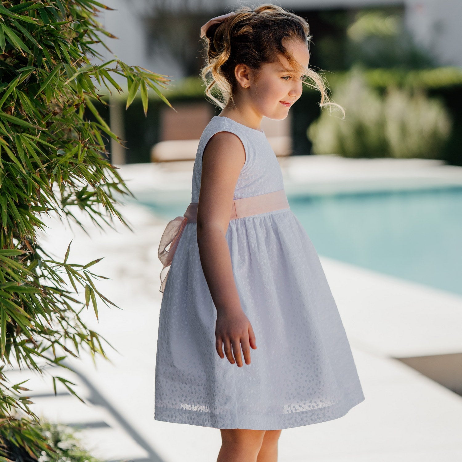 Girl English Garden White Dress