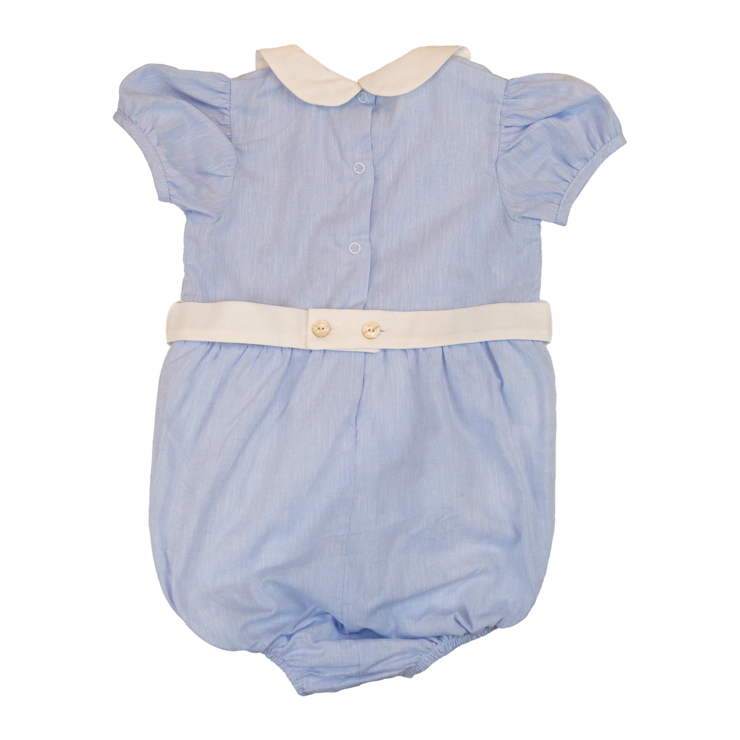 Baby Blue Dream Linen Romper
