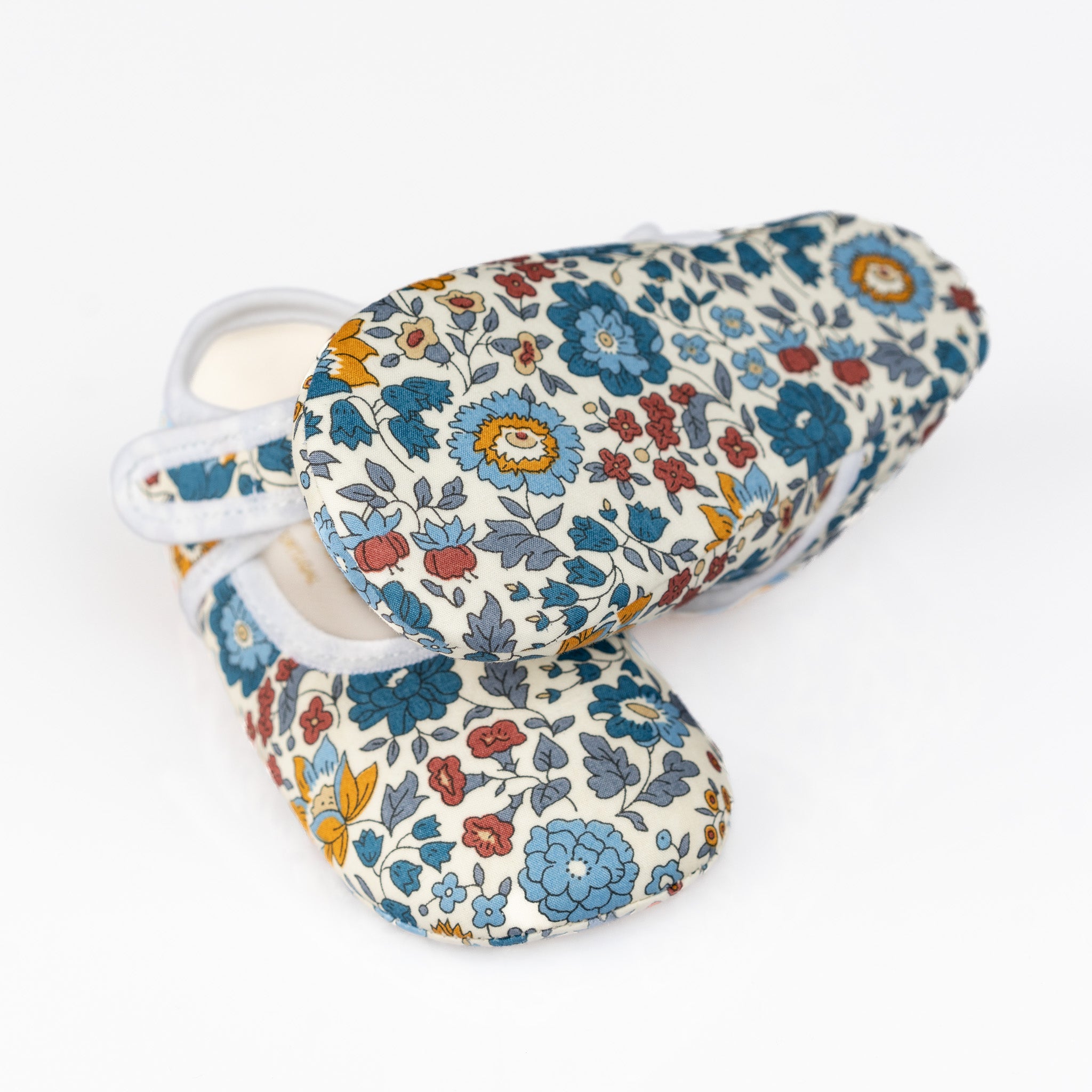 Baby D'Anjo Liberty Mary Jane Pram Shoes