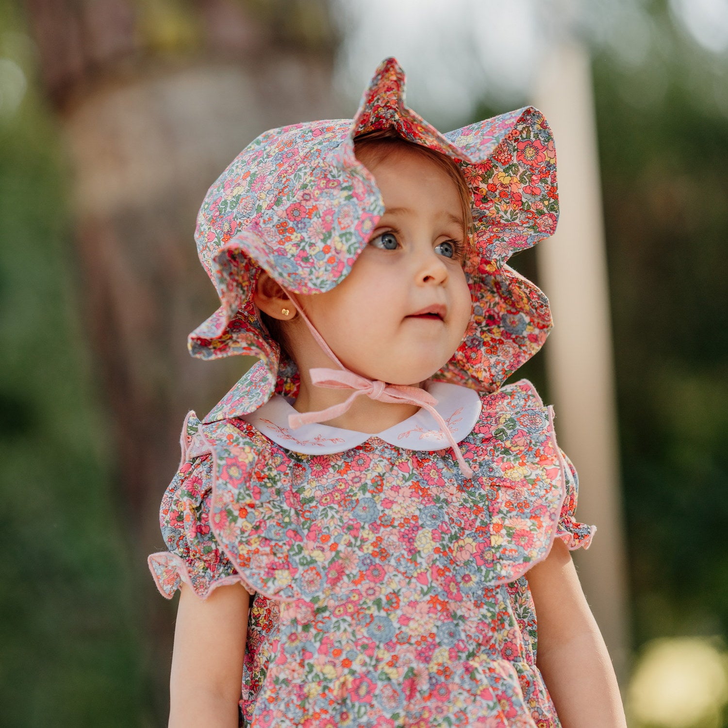 Girl Nell, Annie and May Liberty Sun Hat