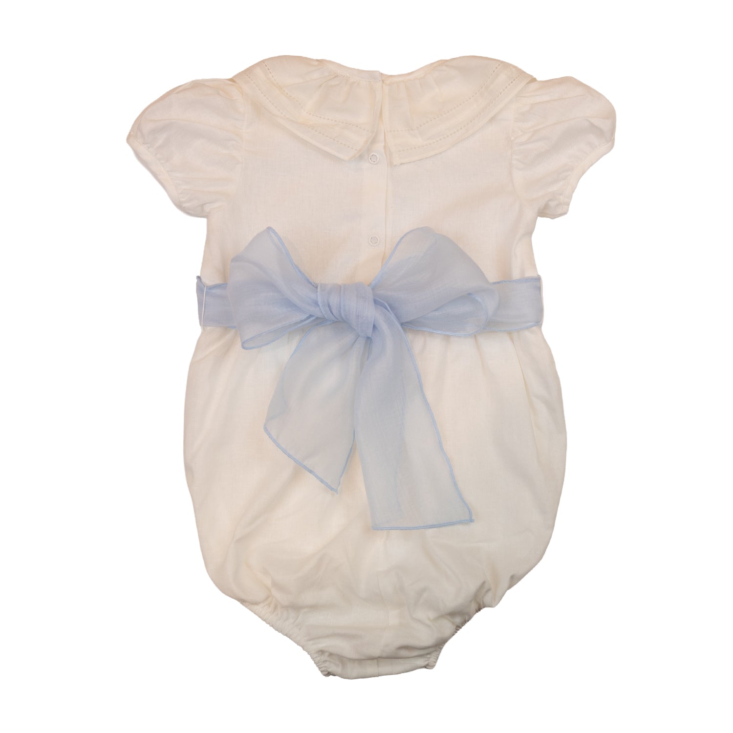 Baby Champagne Linen Romper