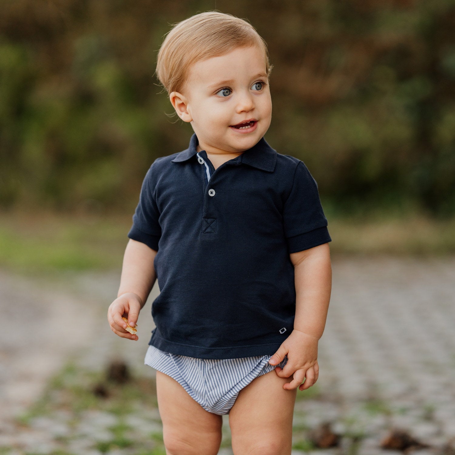 Baby Boy Navy Polo Shirt