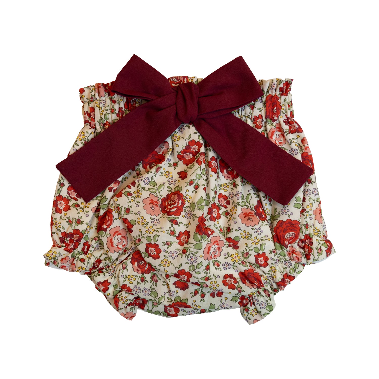 Baby Felicite Red Liberty Bow detail Bloomers