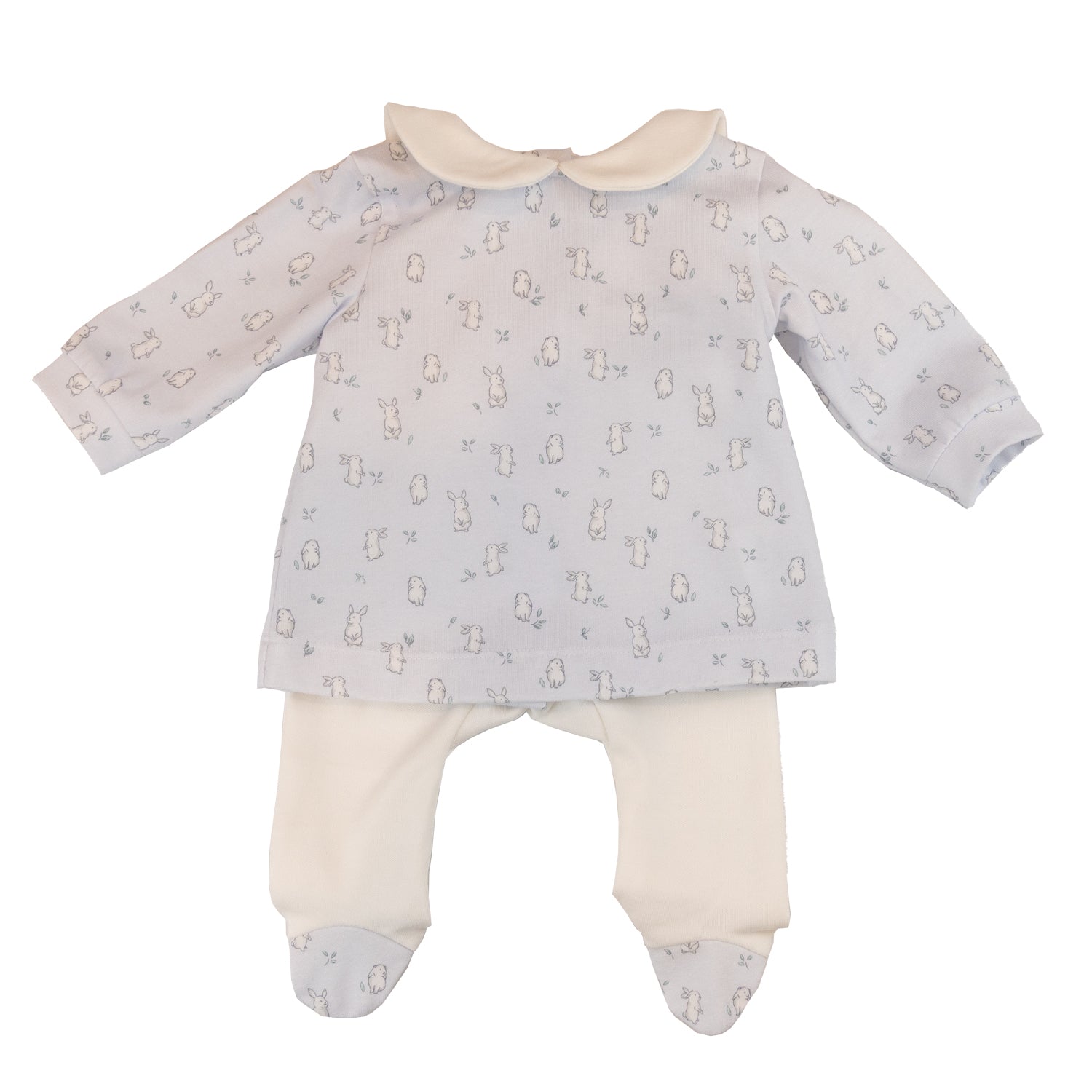 Baby Blue Bunnies Set