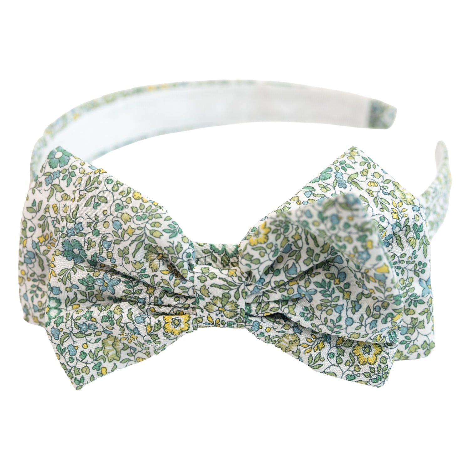Girl Katie & Millie Green Liberty Hairband