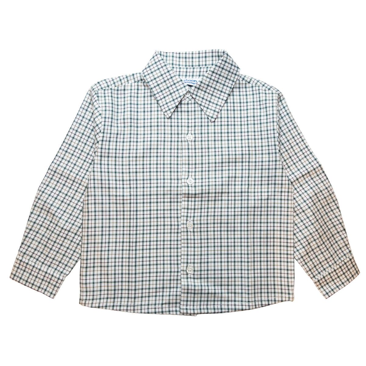 Boy Green Check Shirt