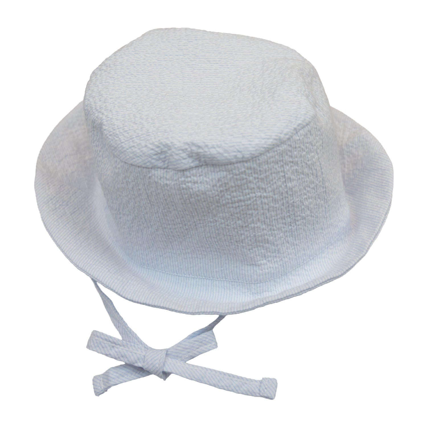 Boy Little Sailor Seersucker Sun Hat