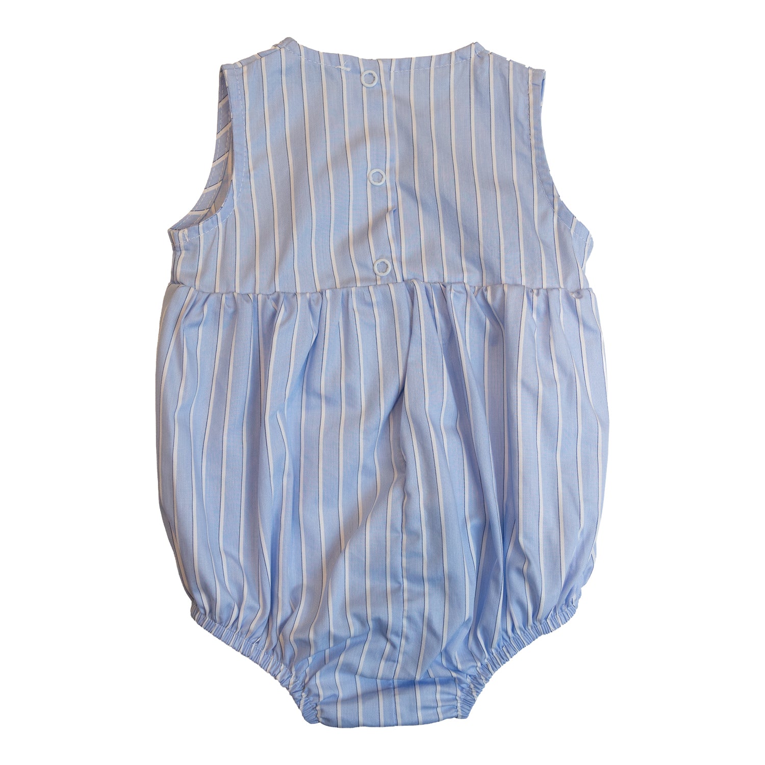 Baby Blue Stripe Romper