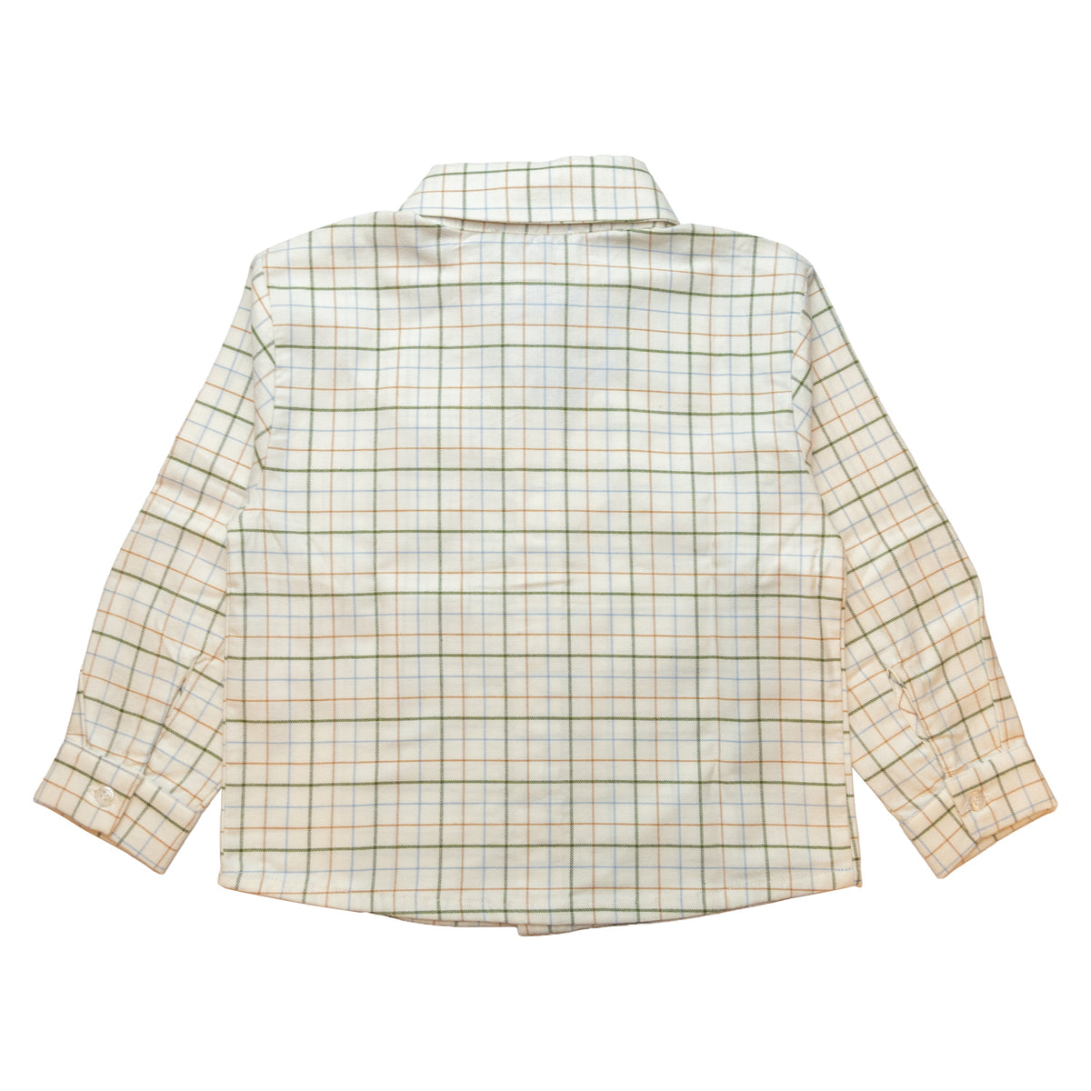 Boy Beige Check Shirt