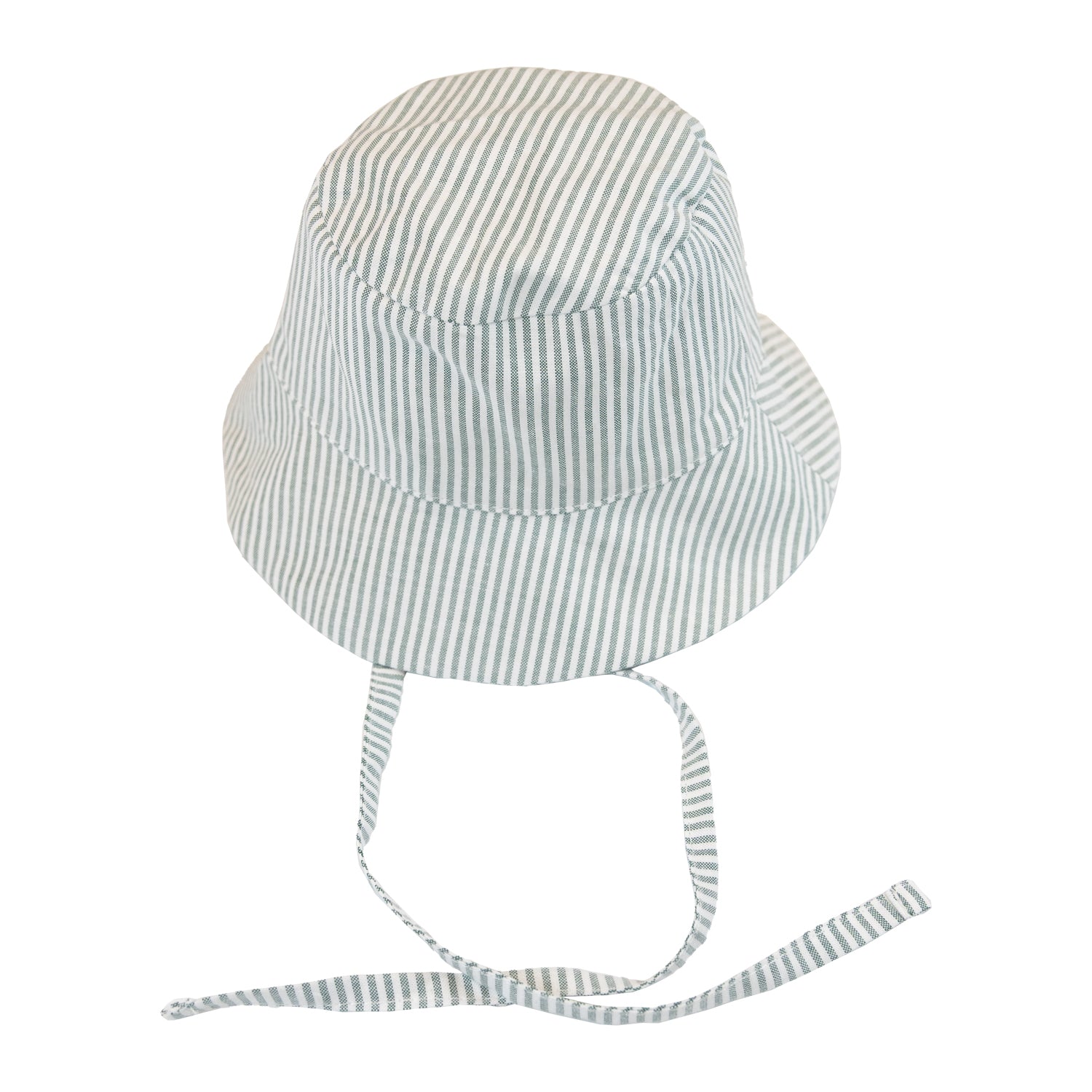 Baby Green Stripe Oxford Hat