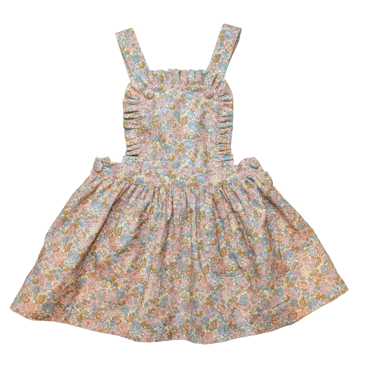 Girl Nell Annie & May Liberty Cord Pinafore Skirt